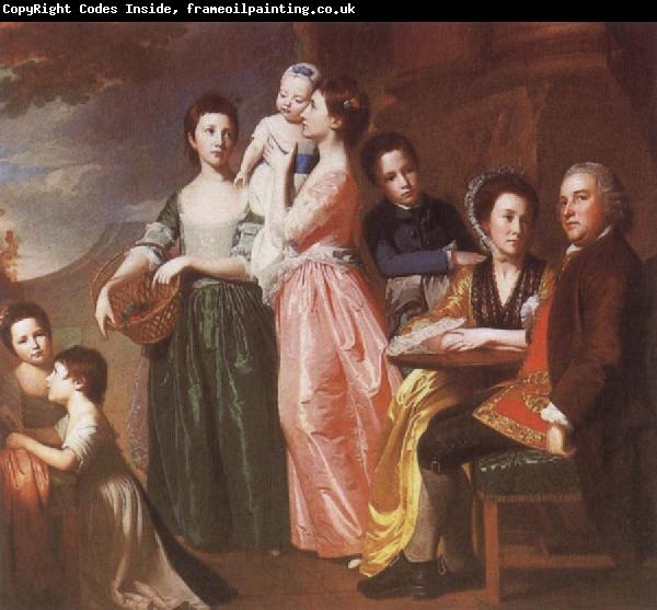 George Romney THe Leigh Family